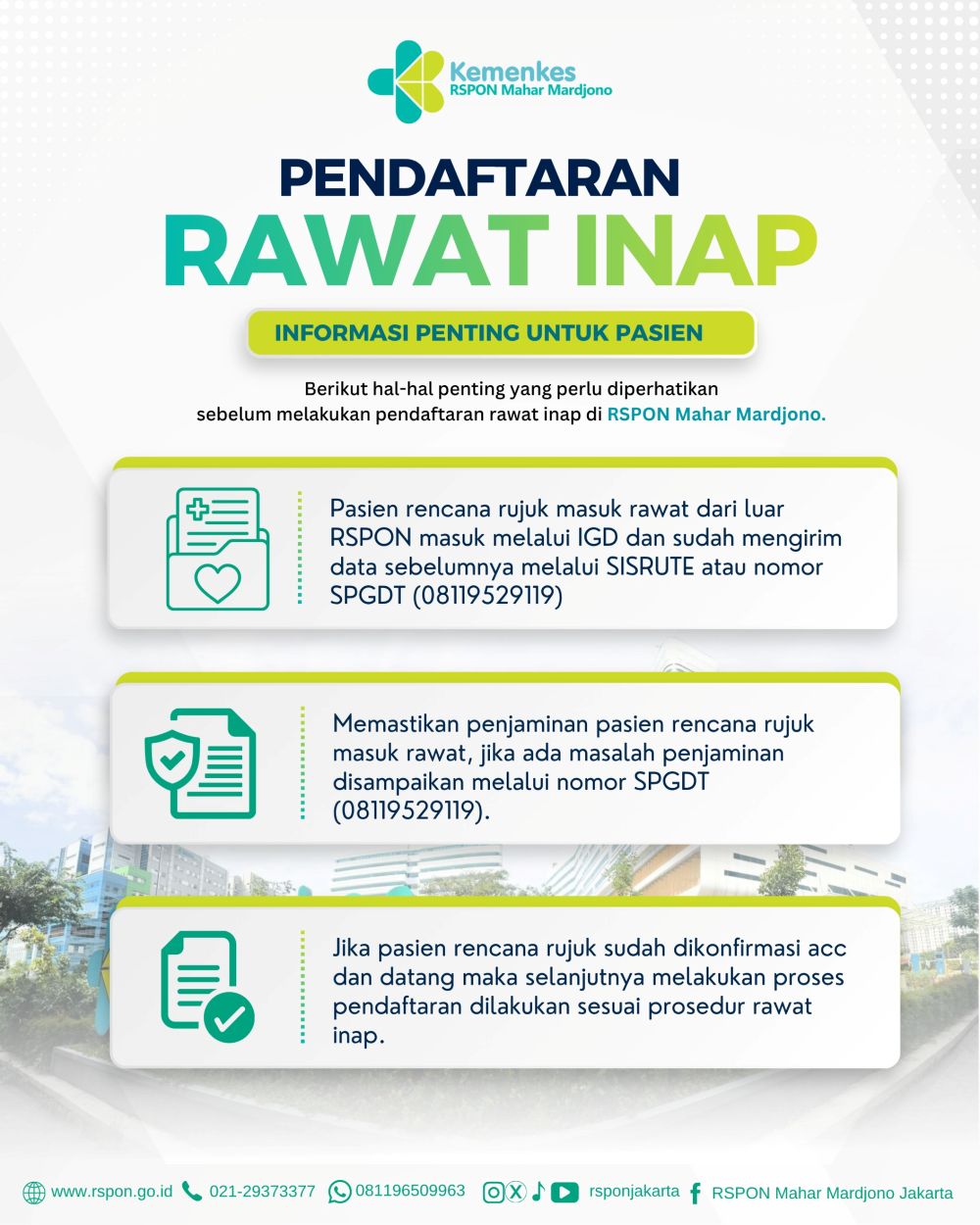 Alur pendaftaran rawat Inap